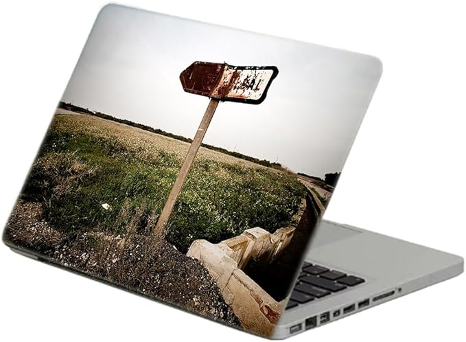 TAT Stains Liquid Texture Printed Laptop Sticker Multicolour-14 inch-6046
